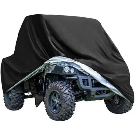 FENOPLASTICA210D Housse de Protection pour ATV Moto Quad Extérieure Imperméable Anti UV Lourd Bâche Vélo Electrique 210 120 115cm