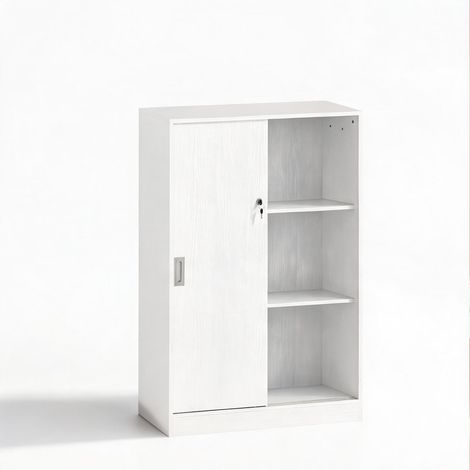 Meuble de rangement de bureau alb en pAL E0 80 x 40 x 120 cm (1/5)