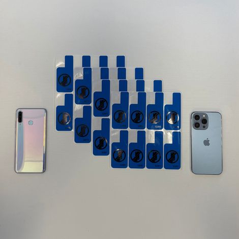Etichette antimanomissione VOID senza residuo per fotocamere cellulari frontale e posteriore (1/5)
