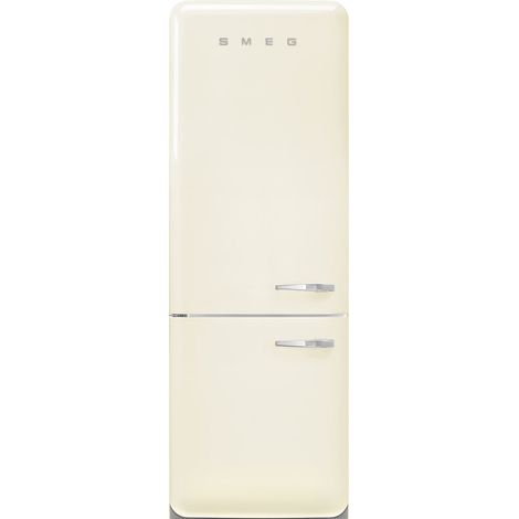 Smeg FAB38LCR6 frigorifero con congelatore Libera installazione 481 L Crema Made in Italy. Capacità netta totale: 481 L. Cerniera porta: Sinistra, Tipo di display: LED. Classe climatica: SN-T, Emis... (1/5)