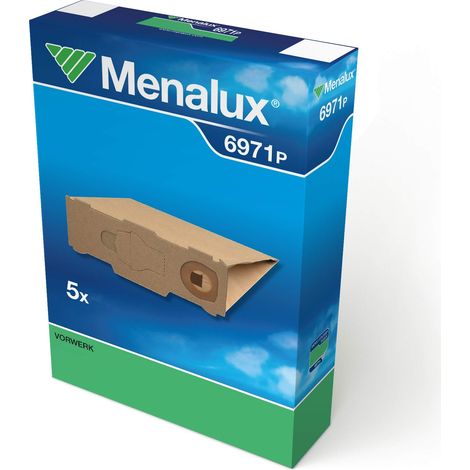Menalux 900196164 Sacchetti per aspirapolvere, Carta