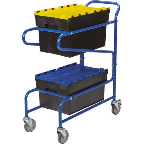 Chariot pour bacs BLEU (1/3)