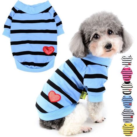 Chaleco transpirable y ligero para mascotas, Para perros pequeños (Bulldogs franceses, carlinos, Yorkshire Terriers), Morado claro, talla S (1/5)