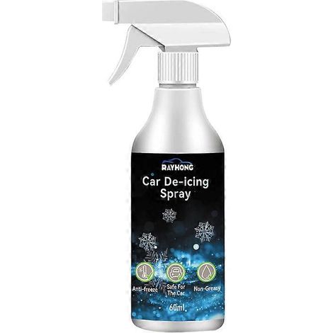 Spray dégivrant pour voiture, agent de fonte de neige, spray anti-givre pour pare-brise (1/4)