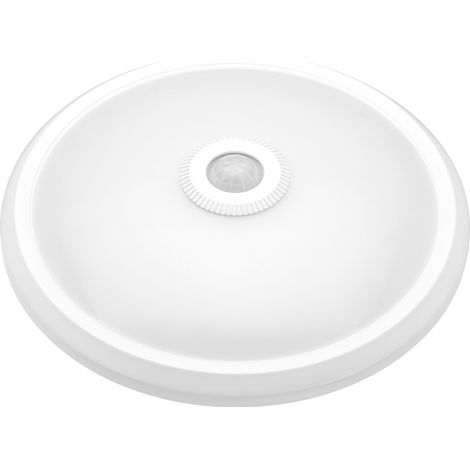 Aplique led redondo sensor ip20 matel 16w neutra (1/2)