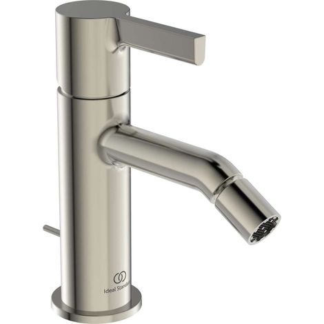 Ideal Standard Joy - Miscelatore per bidet con sistema di scarico, Silver Storm BC784GN (1/4)