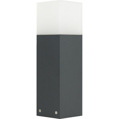 Paletto luce esterno 33cm E27 grigio scuro IP44 SU-MA Cube CB-330 (1/5)