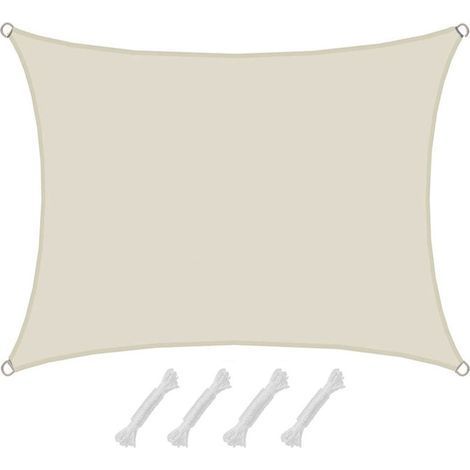 Tenda parasole impermeabile ACKERMAN, 1,5 x 2 m – tenda parasole rettangolare per esterni (1/5)