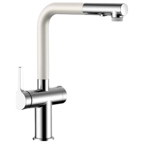 Robinet Cuisine 3 en 1 Extractible, Mitigeur Évier Inox Rotatif, Douchette Rétractable pour Lavage Vaisselle-Alovez-WCY