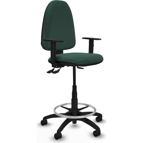 Piqueras y Crespo B1D01RN Chaise de Bureau Verte Confortable (1/3)