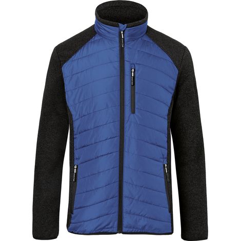 KÜBLER Hybridjacke Form 1342 Farbe kbl. blau/dunkelgrau Größe M (1/2)