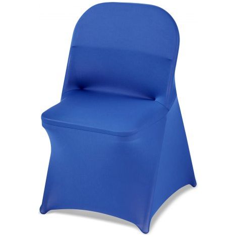Housse de Chaise Extensible 50PCs Bleues Couverture Protecteur de (1/5)