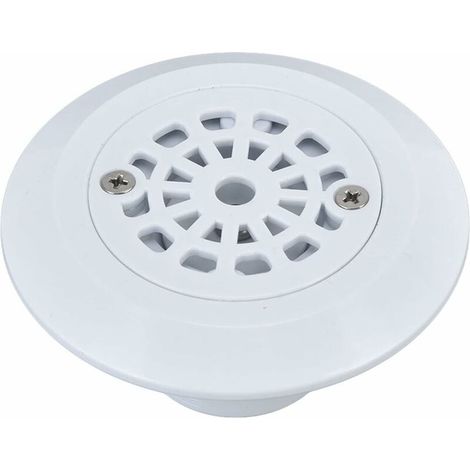 Bouchon de vidange en plastique blanc pour piscines, sources thermales et spas. (1/4)