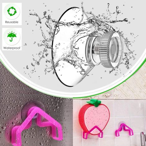 Lot de 10 - Ventouses Ø 40 mm M4 Filetage - Boutons d'Aspiration Transparents Avec Écrou Moleté (1/5)