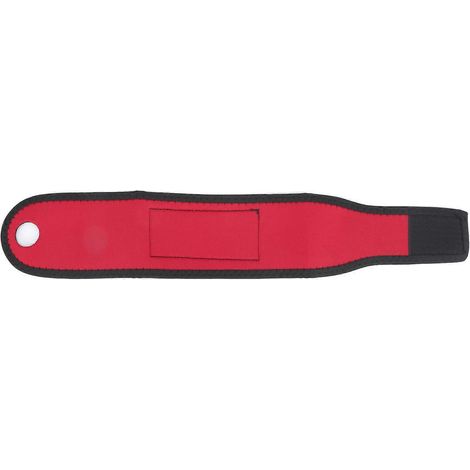 Bracelet de sport avec support de poignet pour cyclisme, course à pied, fitness et salle de sport - Noir et rouge