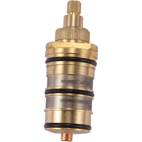 Mitigeur thermostatique de douche en laiton avec cartouche de valve et poignée compatible pour mitigeurs de douche (1/5)