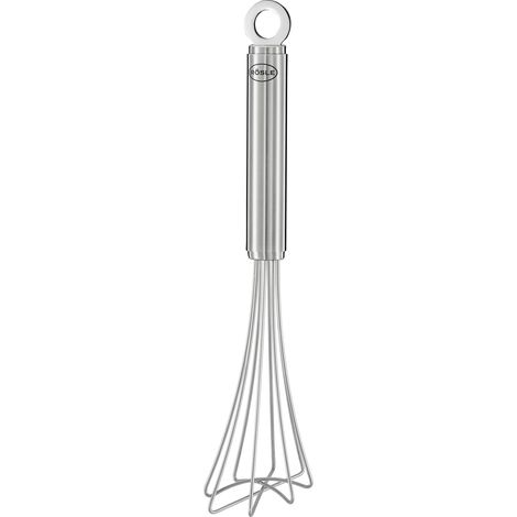 Fouet Gourmet, Fouet de Bonne Qualité avec Boucles Robustes, Manche Rond avec Œillet de Suspension, Acier Inoxydable 18/10, Lavable au Lave-Vaisselle, 27 cm (1/5)