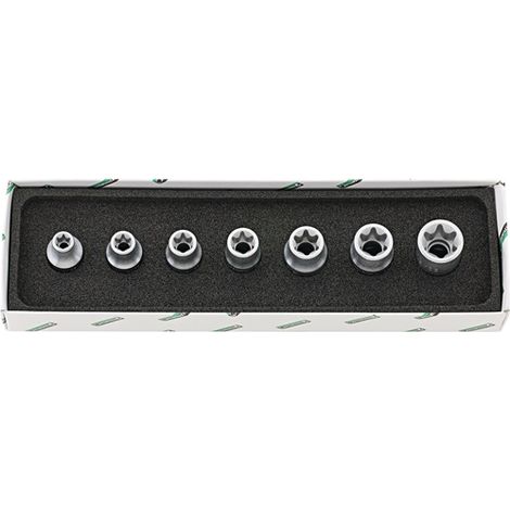 Steckschlüsselsatz 50TX/7 7-tlg.1/2 Zoll E10-E24 STAHLWILLE (1/5)