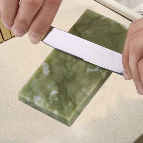Pierre à aiguiser portable grain 10000 vert clair, outil de polissage et affûtage, meule abrasive pour couteaux et outils (1/5)