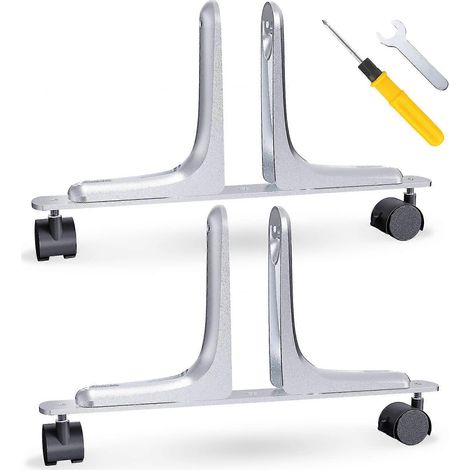 Pieds pour chauffage infrarouge, chauffage infrarouge universel, pieds pour chauffage infrarouge, alliage d'aluminium robuste (argent) (1/5)