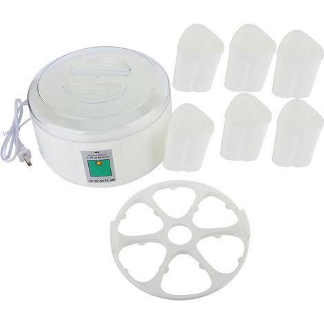 1 Machine à yaourt électrique automatique, contrôle température précis, sans boutons, pour yaourt riz vin natto maison (1/5)
