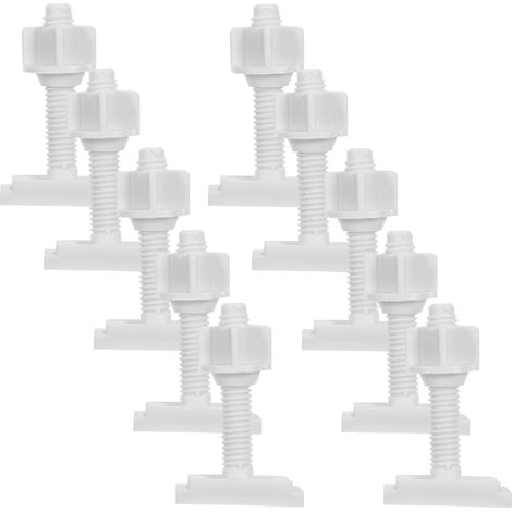 10 ensembles Kit Vis Fixation Cuvette Wc (1/5)