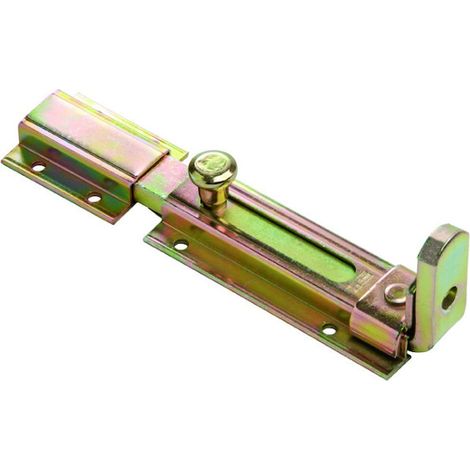 Verrou de box porte-cadenas 755 acier zingué tige plate - FRATELLI COMUNELLO