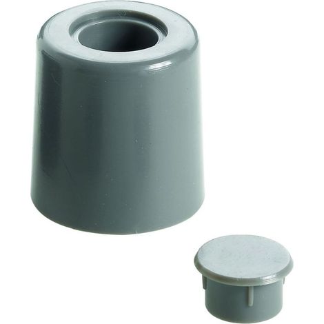 Hettich Türstopper 63,0 x 35,0 mm grau - 2 Stück Türhalter