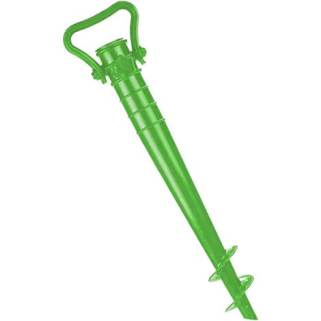 Pied de parasol, ancrage pour parasol de plage, support de parasol pour barbecue en extérieur-Green (1/5)