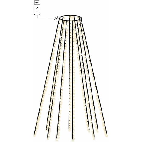 vidaXL Luci per Albero 500 LED Bianco Freddo 500 cm Interno Esterno (1/5)