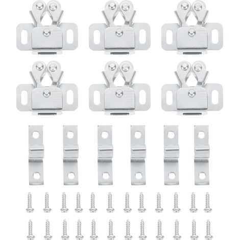 Lot de 35 loquets et verrous porte placard à double rouleau ressort (1/5)