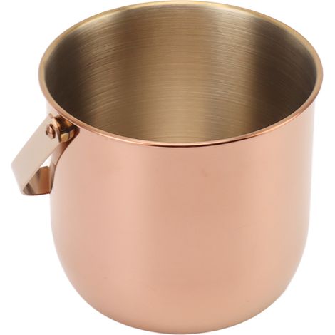 Professioneller Eisbehälter für KTV-Bars, aus doppelwandigem Edelstahl, roségoldfarben. Dickwandiger Eisbehälter für Wein, Champagner und Bier. (1/5)