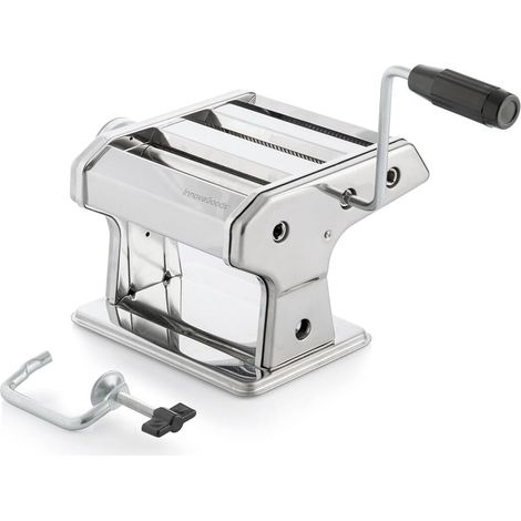 1 Machine à Pâtes, Métal, 8 Niveaux Réglage, Spaghettis, Tagliatelles, Lasagnes, Cuisine Domestique
