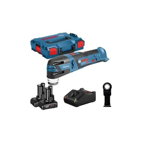 Bosch  Akku-Multi-Cutter GOP  12V-28 /  2x 4,0  Ah batteria  + caricabatterie  in L-Boxx