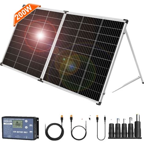 Pannello solare, materiale monocristallino, design portatile, 200W (1/2)