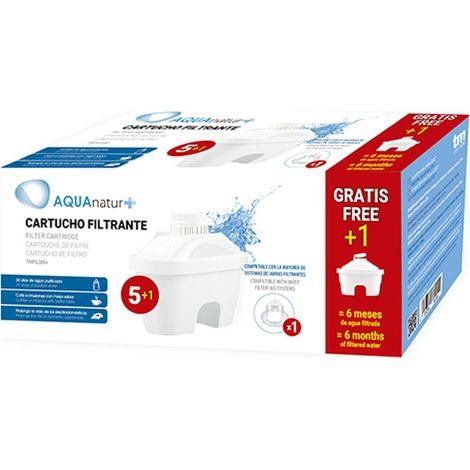 Filtro para Jarra Filtrante TM Electron 6 Unidades 150 l (1/5)