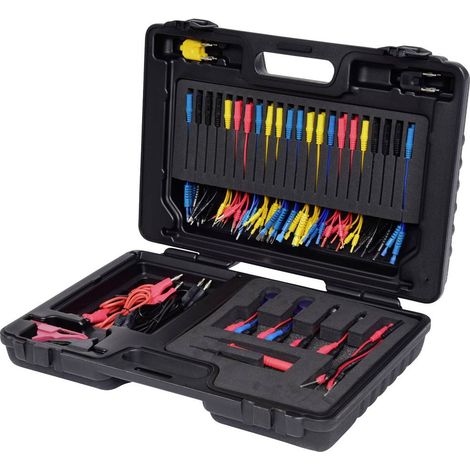 KS Tools Kit di cavi di prova e misurazione per diagnosi master 12/24 V, 92 pz (1/3)