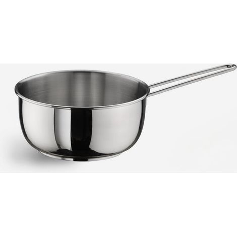 Casseruola fonda acciaio 18/10 per induzione Made in Italy Inox Plus (1/3)