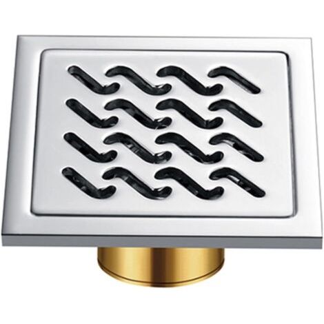 1Pc Filtre De Siphon De Sol Filtre Siphon De Sol Siphon De Sol Siphon De Sol Carré Siphon De Sol Domestique Joint en Acier Inoxydable Couvercle De Siphon De Sol (1/5)