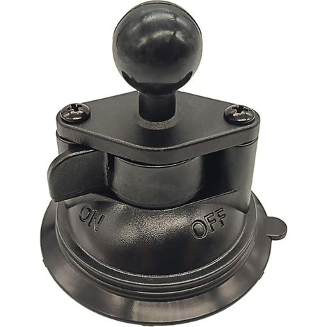 Base à ventouse avec boule de 1" pour pare-brise de véhicule