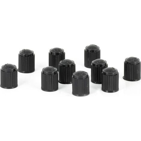 Capuchon de Valve - Noir - Vendu X10 pièces