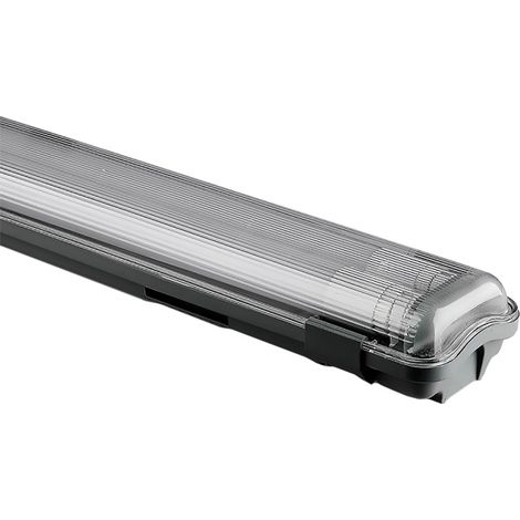 PLAFONIERA DOPPIO TUBO LED 2 x 22W-4000K mm.1560 x 112 x 63 mm  - VTAC
