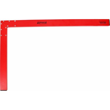 Squadra awtools carpenter's square alluminio 50x80 cm