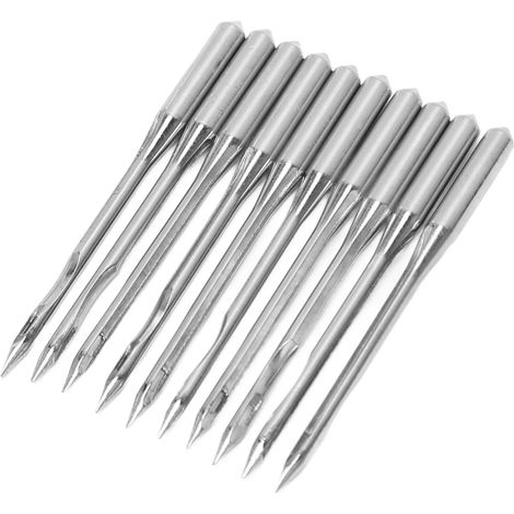 Paquet de 10 aiguilles pour machine à coudre, aiguilles en acier robustes standard universelles, adaptées aux machines à coudre de la série GK27 GK27x230. (1/5)
