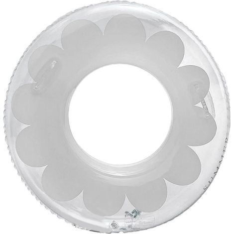Bouée gonflable pour piscine, anneau de natation, jouet de piscine gonflable pour fêtes à la piscine et plage (blanc)