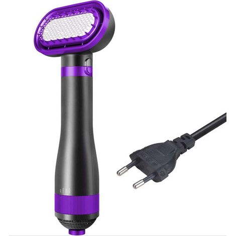1 sèche-cheveux pour animaux, silencieux 58 dB, 280 W, avec peigne et brosse intégrés, portable, pour chiens et chats (1/5)