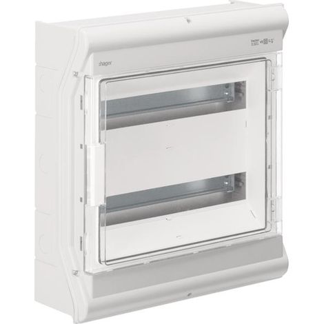Tableau électrique Hager ve218sn IP65 résistant UV 36 modules