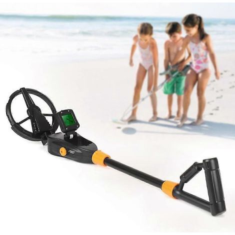 Leichter, handlicher Metalldetektor für Kinder, einstellbare Empfindlichkeit und Lautstärke, Audio-LCD-Anzeige, wasserdicht, ideal für Schatzsucher (1/5)