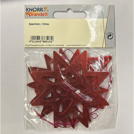 KNORR PRANDELL - DECORAZIONI NATALIZIE ROSSO 3PZ