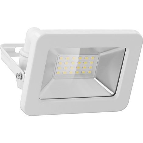 goobay Foco LED 53875 de 50 W – Foco LED de 50 W – Luz blanca neutra 4000 K – 4250 lúmenes – Ángulo de haz de 100 grados – Grado de protección IP65 – Blanco